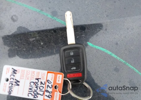 2017 Honda Civic Lx из США, поврежденный, VIN 19XFC2F51HE078614